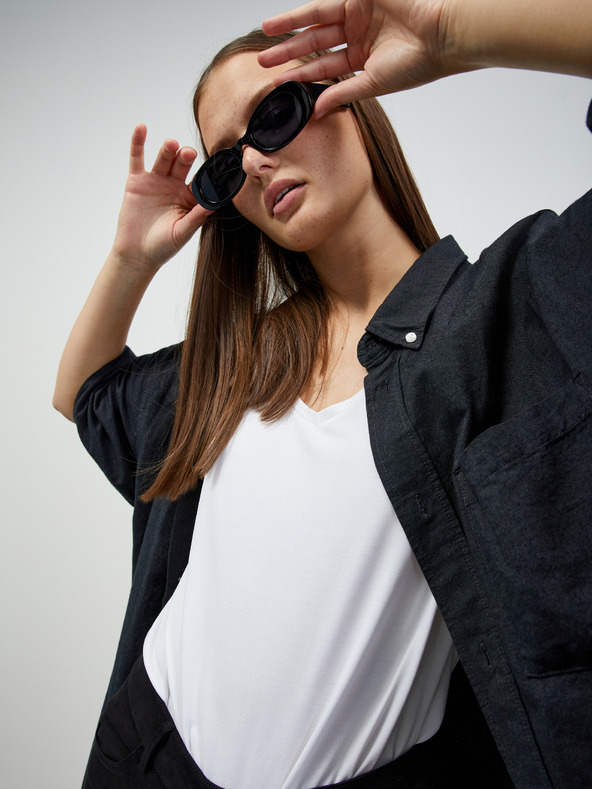 ZOOT.lab Pantaloni negri slim fit pentru femei ZOOT.lab Anna