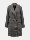 ZOOT.lab Palton de iarnă în carouri pentru femei, gri închis ZOOT.lab Gabrielle