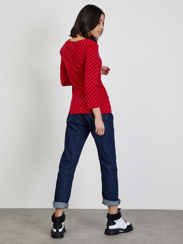 ZOOT.lab Cămașă roșie cu dungi pentru femei ZOOT.lab Karin