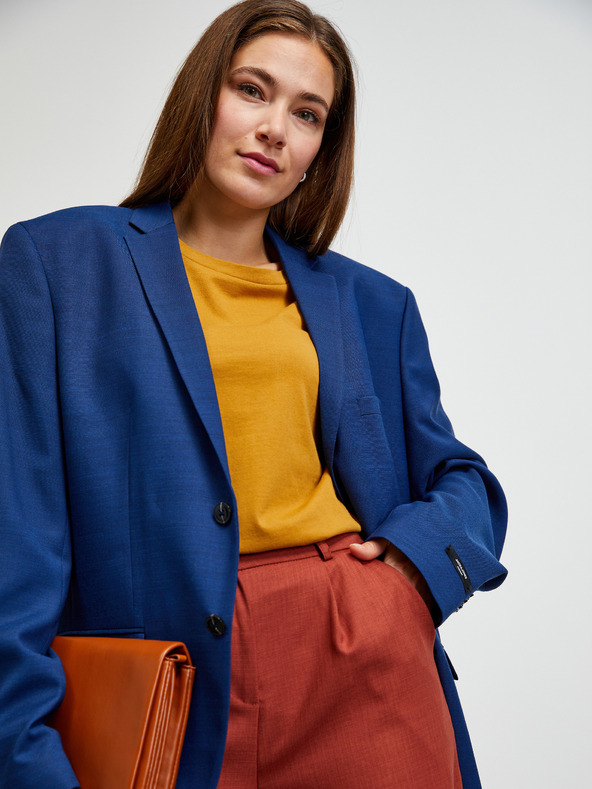 ZOOT.lab Tricou basic cu mânecă scurtă, muștar METROOPOLIS by ZOOT.lab Leora