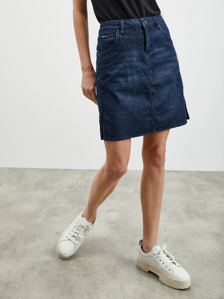 ZOOT.lab Fustă din denim albastru închis pentru femei ZOOT.lab Josie