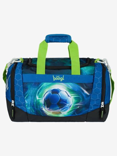 BAAGL  Geantă sport albastră pentru copii Fotbal Minge Baagl