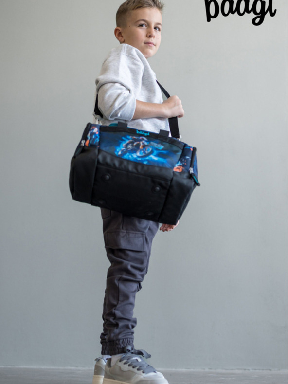 BAAGL  Blue Kids Sports Bag Motorbike Baagl