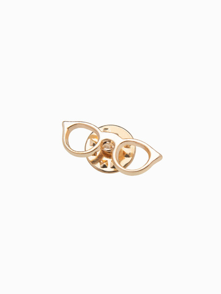 Ombre Clothing Pin decorativ din metal pentru ochelari auriu Aur Îmbrăcăminte Ombre