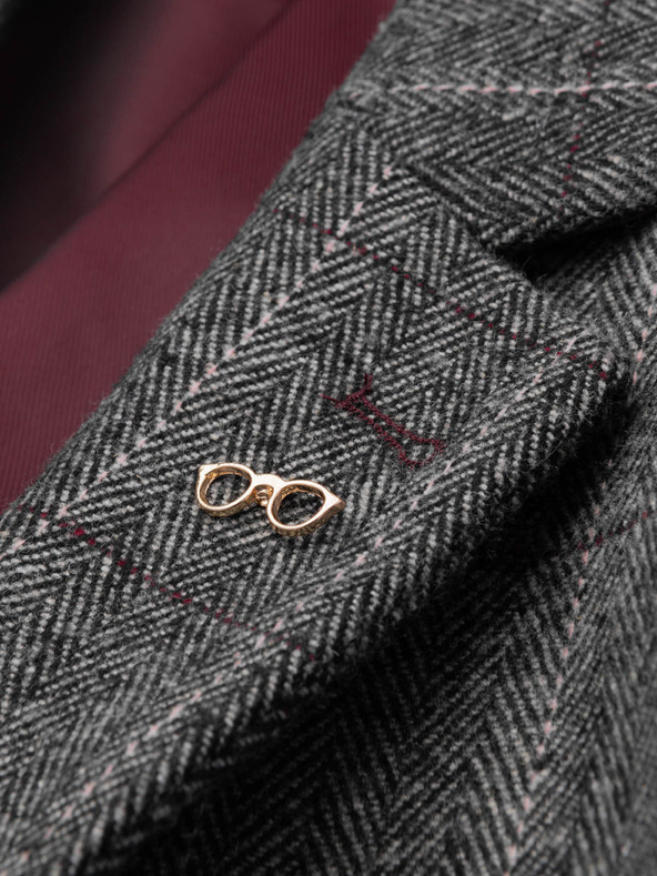 Ombre Clothing Pin decorativ din metal pentru ochelari auriu Aur Îmbrăcăminte Ombre