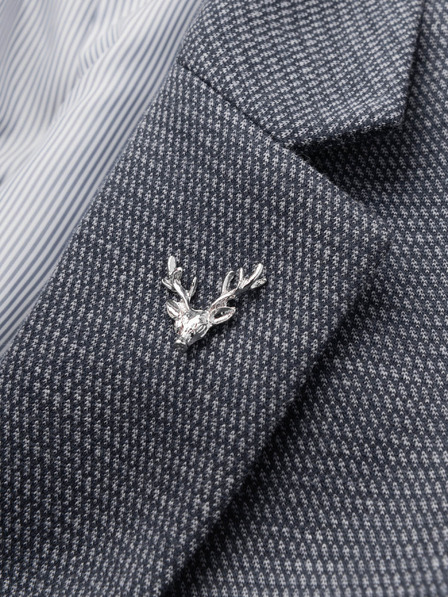 Ombre Clothing Metal decorativ cerb rochie cataramă argint Ombre Îmbrăcăminte