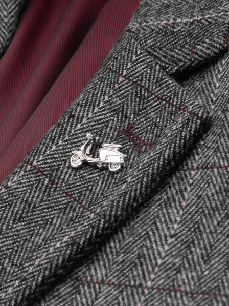 Ombre Clothing Metal decorativ rochie Pin argint Ombre Îmbrăcăminte