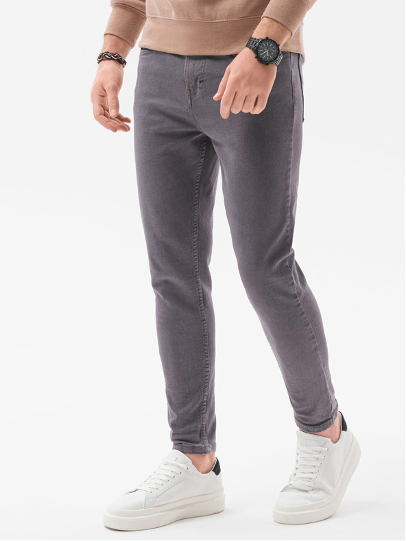 Ombre Clothing Blugi bărbați gri închis Ombre Clothing P1058