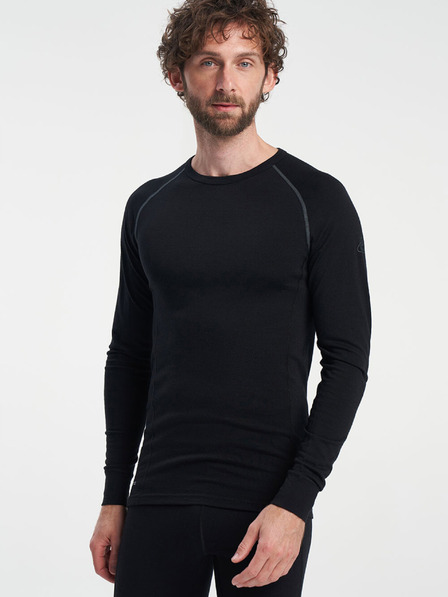 Tenson bărbați funcțional cu mânecă lungă TENSON Himalaya Baselayer Merino Top M negru
