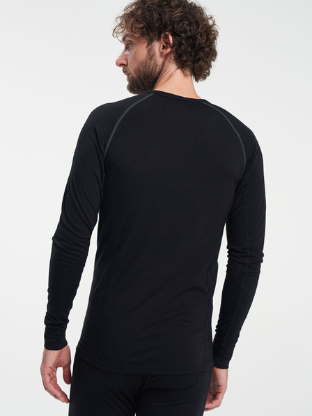 Tenson bărbați funcțional cu mânecă lungă TENSON Himalaya Baselayer Merino Top M negru