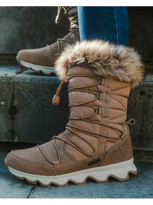 Kilpi Snowshoes pentru femei Kilpi FROZEN HIGH WP-W Maro