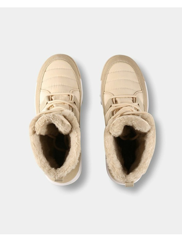 Kilpi Cizme de zăpadă pentru femei Kilpi CANDY HIGH WP-W Bej