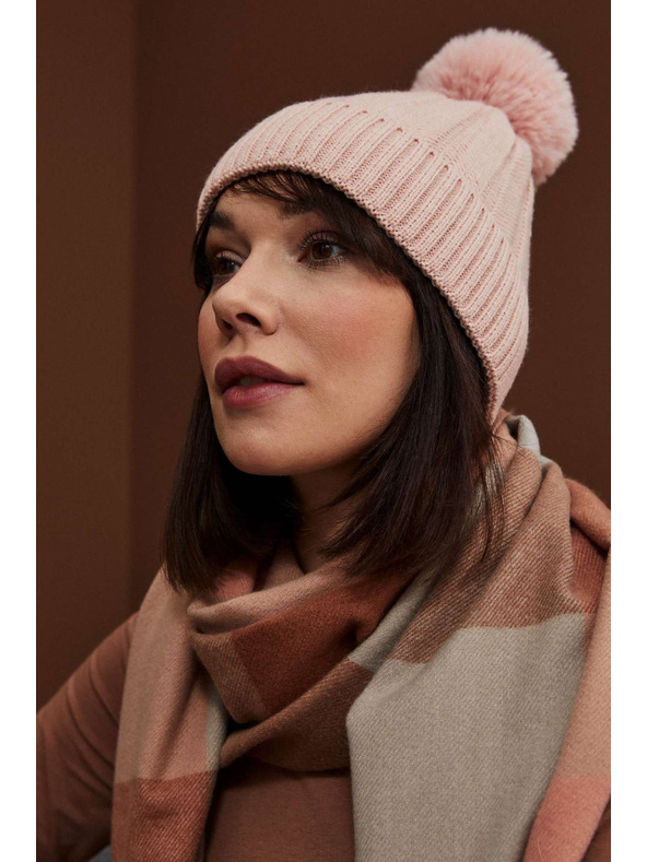 Moodo Șapcă de damă roz deschis Moodo