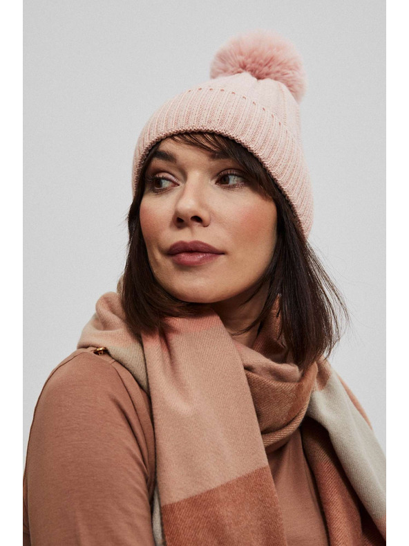 Moodo Șapcă de damă roz deschis Moodo