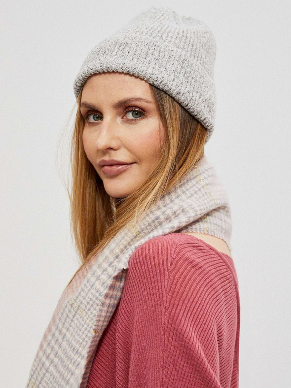 Moodo Șapcă de damă gri deschis Moodo