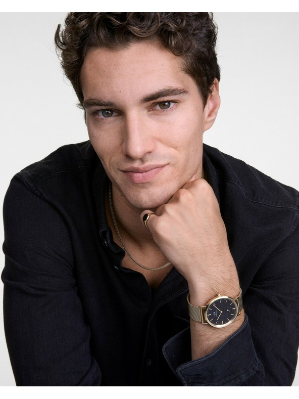 Daniel Wellington Lanț din oțel auriu Daniel Wellington Mesh DW00401099