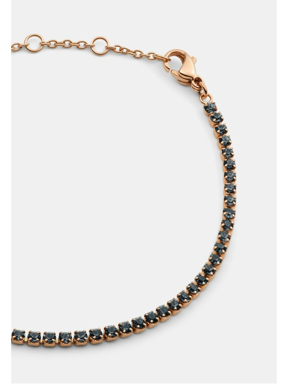 Daniel Wellington Brățară din oțel roz-auriu Daniel Wellington Tennis DW00401109