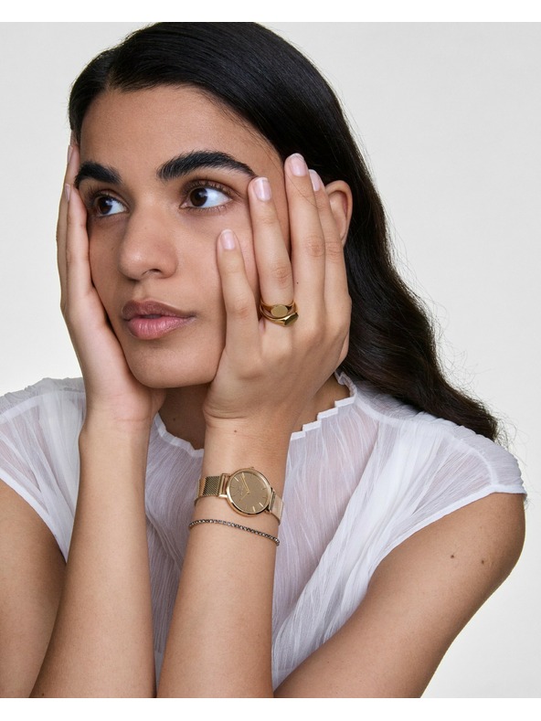 Daniel Wellington Brățară din oțel aurie Daniel Wellington Tennis DW00401107