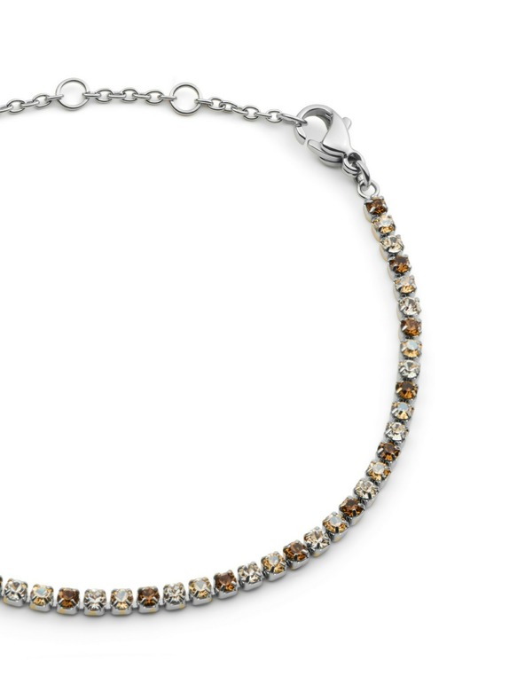 Daniel Wellington Brățară din oțel argintie Daniel Wellington Tennis DW00401114