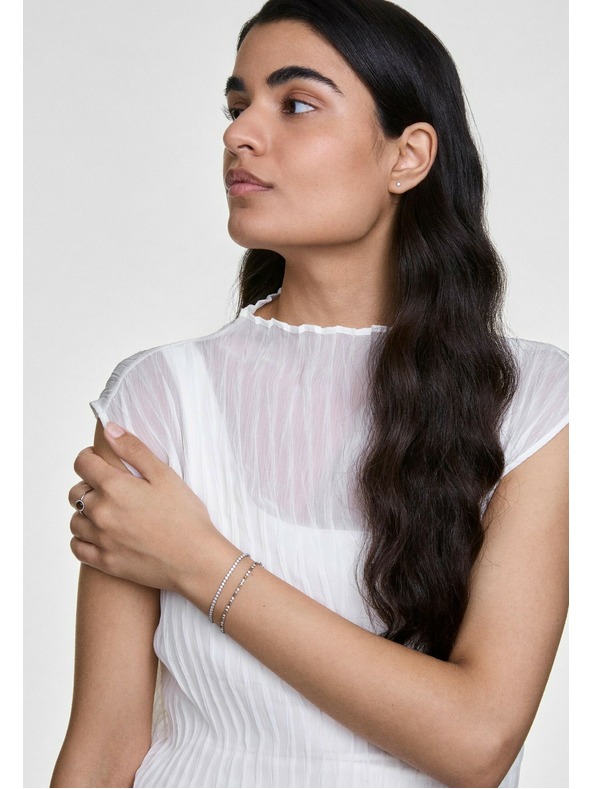 Daniel Wellington Brățară din oțel argintie Daniel Wellington Tennis DW00401114