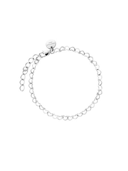 Rosefield Rosefield brățară de culoare argintie Heart Chain JBHCS-J683