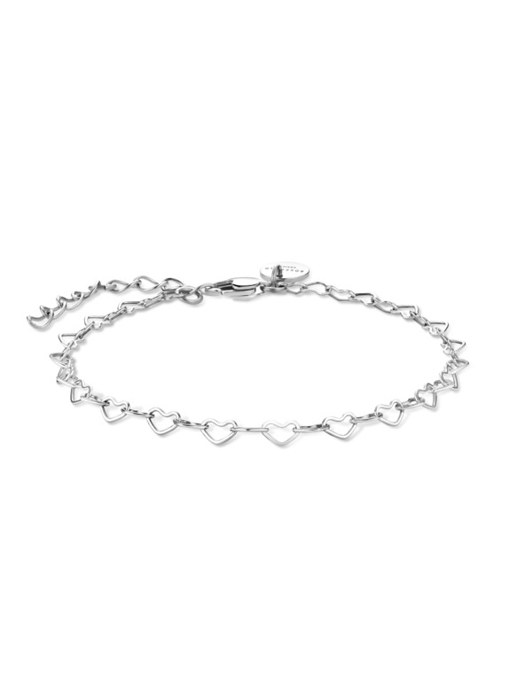 Rosefield Rosefield brățară de culoare argintie Heart Chain JBHCS-J683