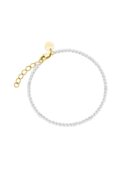 Rosefield Rosefield brățară de culoare aurie Mini Pearl JBMPG-J601