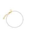 Rosefield Rosefield brățară de culoare aurie Mini Pearl JBMPG-J601