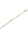 Rosefield Brățară aurite pentru femei Rosefield JBBSG-J814