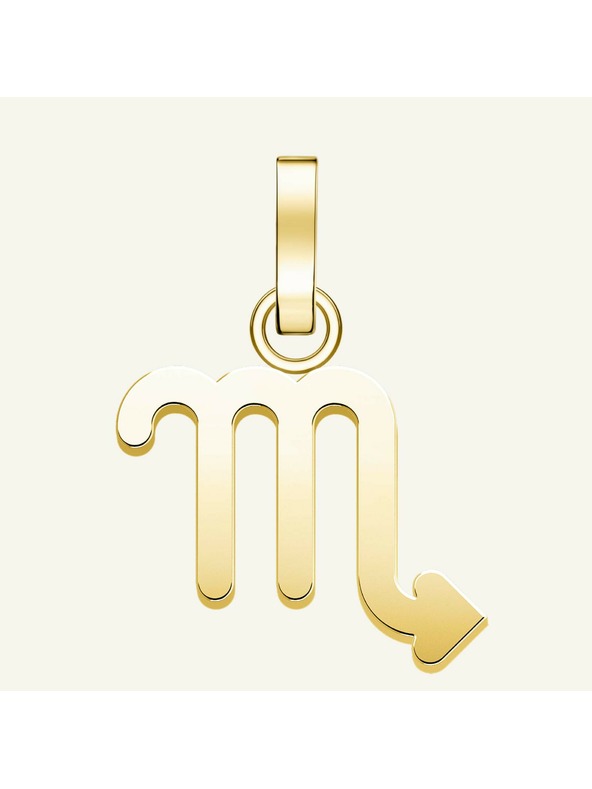 Rosefield Rosefield pandantiv de culoare aurie Zodiac Symbol Scorpion