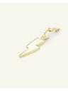 Rosefield Rosefield pandantiv de culoare aurie Symbol Tunet
