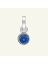 Rosefield Rosefield pandantiv de culoare argintie Birthstone Septembrie