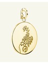 Rosefield Rosefield pandantiv de culoare aurie Zodiac Coin Scorpion