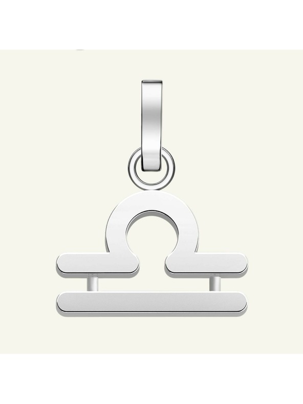 Rosefield Rosefield pandantiv Zodiac Symbol Balanță în culoare argintie