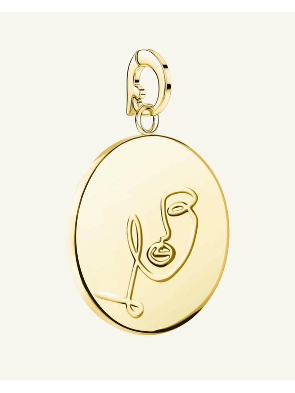 Rosefield Rosefield pandantiv de culoare aurie Zodiac Coin Fecioară