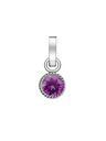 Rosefield Rosefield pandantiv de culoare argintie Birthstone Februarie
