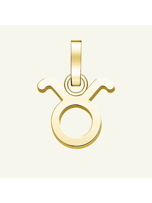 Rosefield Rosefield pandantiv de culoare aurie Zodiac Symbol Taur
