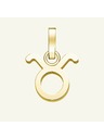Rosefield Rosefield pandantiv de culoare aurie Zodiac Symbol Taur