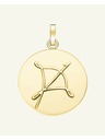 Rosefield Rosefield pandantiv de culoare aurie Zodiac Coin Săgetător