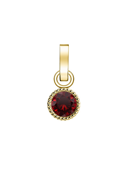 Rosefield Rosefield pandantiv de culoare aurie Birthstone Ianuarie