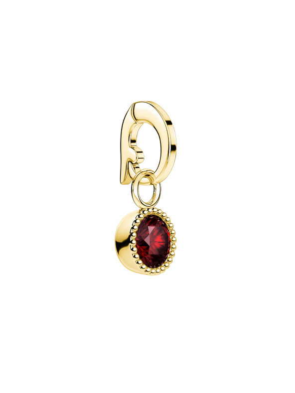 Rosefield Rosefield pandantiv de culoare aurie Birthstone Ianuarie