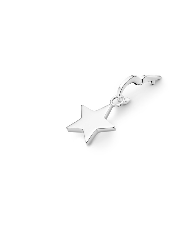 Rosefield Rosefield pandantiv Symbol Stea în culoare argintie