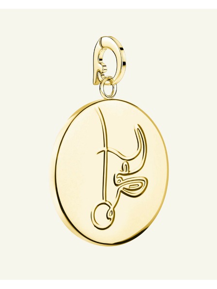 Rosefield Rosefield pandantiv de culoare aurie Zodiac Coin Taur