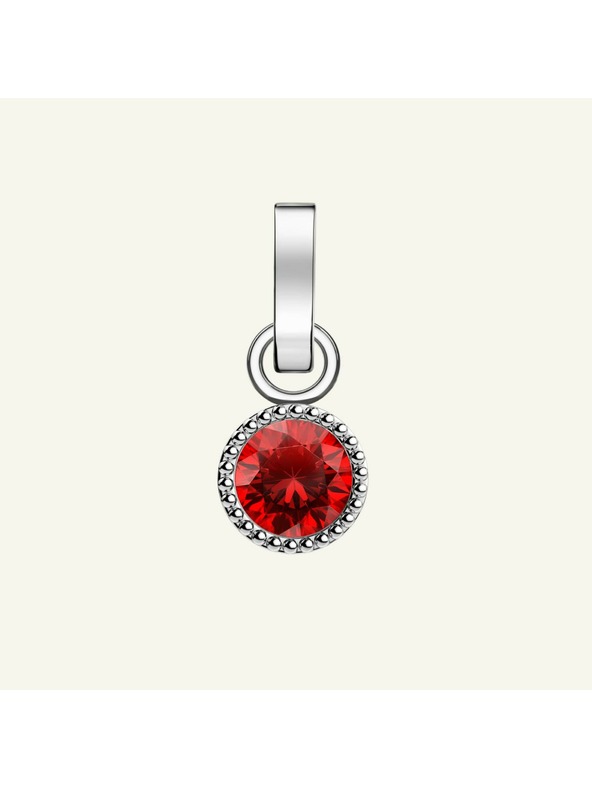 Rosefield Pandantiv Rosefield argintiu Birthstone Iulie culoare