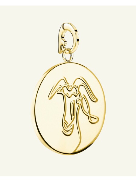 Rosefield Pandantiv Rosefield auriu Monedă Zodiac Capricorn