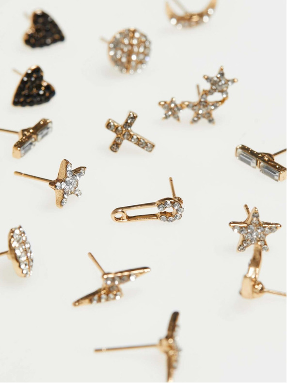 Moodo Set de cercei în culoarea aurului Moodo