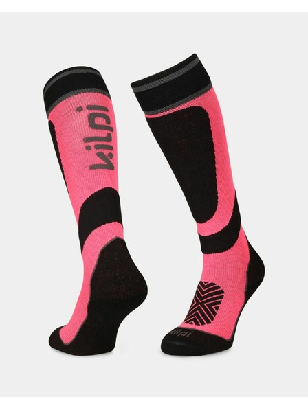 Kilpi Șosete de schi unisex Kilpi ANXO-U Roz