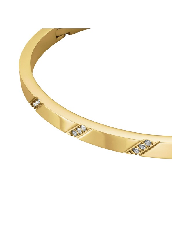 Rosefield Brățară rigidă aurită pentru femei Rosefield JBLCG-J1043