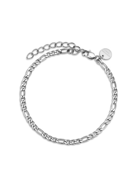Rosefield Brățară Rosefield în culoare argintie Figaro Chain JBFCS-J533