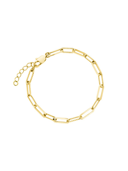 Rosefield Brățară Rosefield în culoare aurie Hammered Chain JBHCG-J595